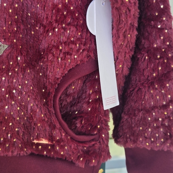 Tahari 2 Piece Set Outfit Sweater & Pants Girls 4T Green Red New - Picture 7 of 15